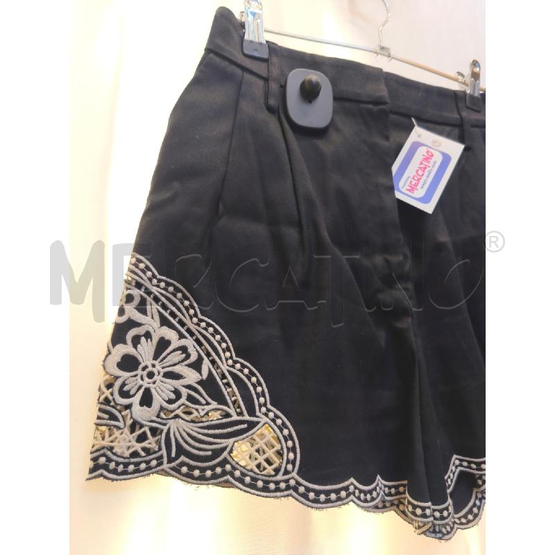 PANTALONCINO DONNA TWINSET NERO LAVORATI  | Mercatino dell'Usato Volpago del montello 2