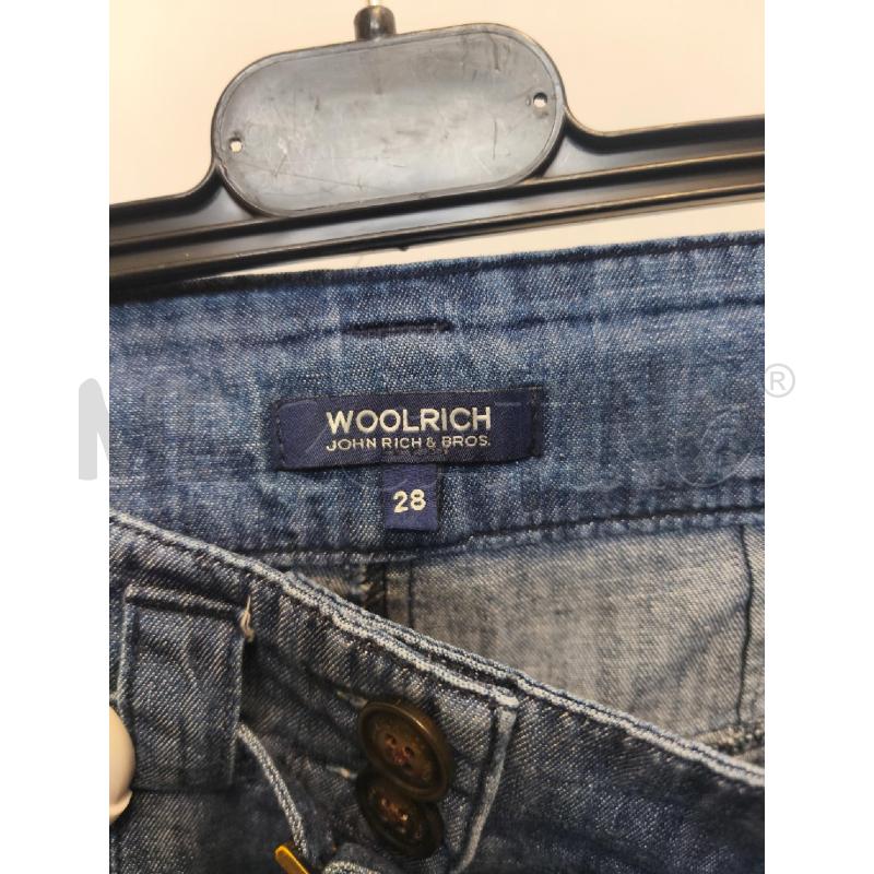 PANTALONCINO DONNA WOOLRICH BLU SCURO  | Mercatino dell'Usato Volpago del montello 4