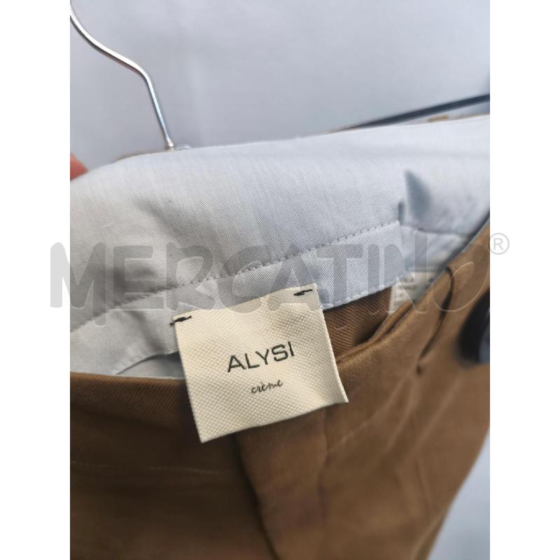 PANTALONE DONNA ALYSI MARRONE  | Mercatino dell'Usato Volpago del montello 4