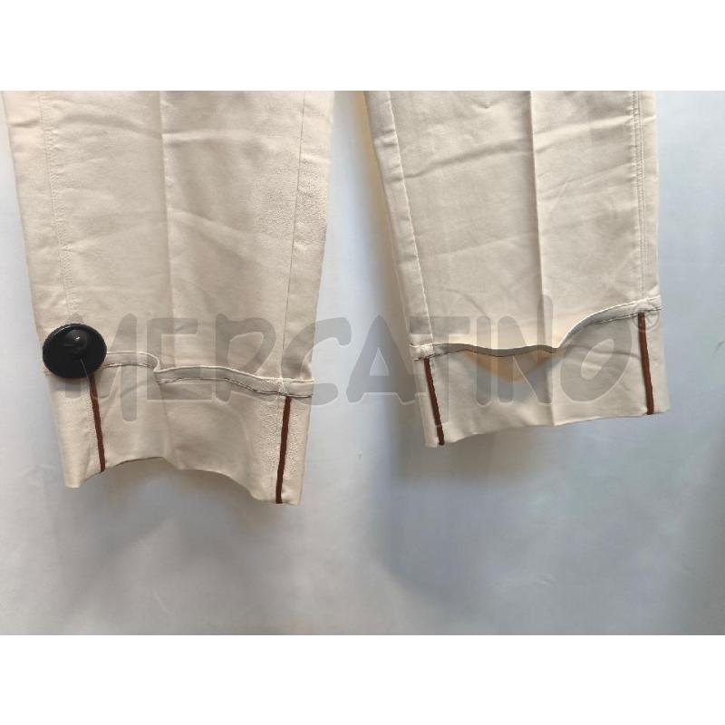 PANTALONE DONNA ALYSI PANNA  | Mercatino dell'Usato Volpago del montello 3