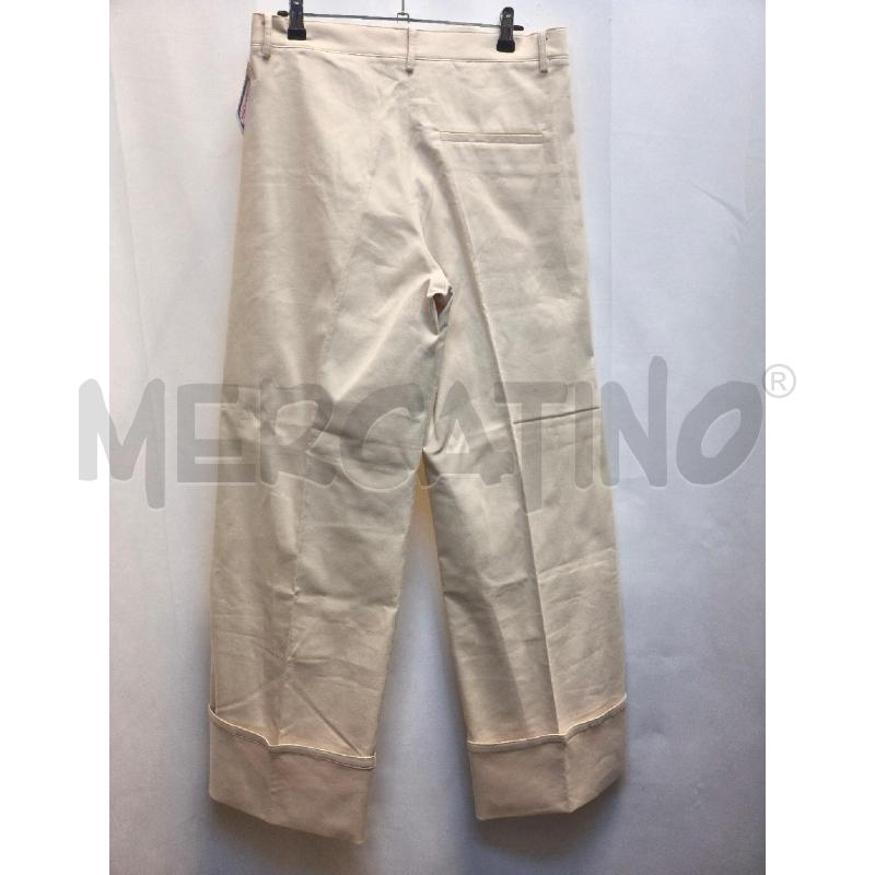 PANTALONE DONNA ALYSI PANNA  | Mercatino dell'Usato Volpago del montello 4