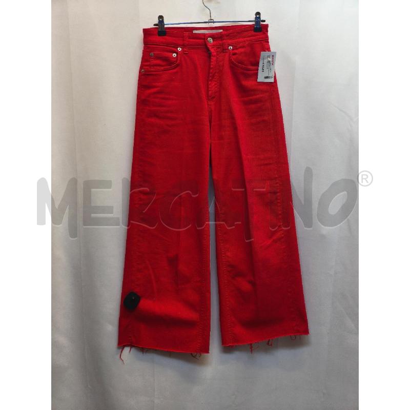 PANTALONE DONNA DEPARTIMENT FIVE ROSSO LARGO | Mercatino dell'Usato Volpago del montello 1