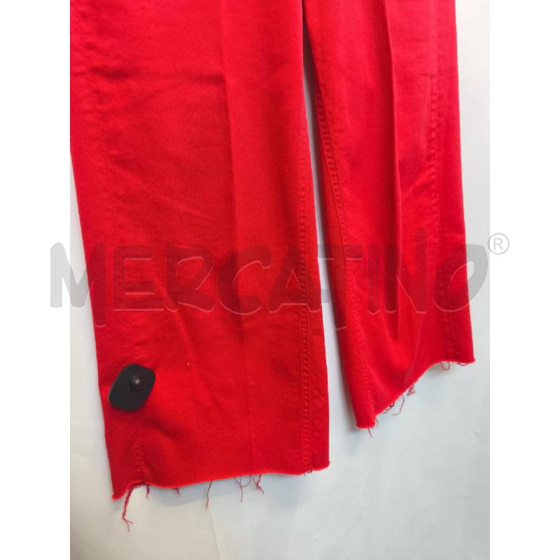 PANTALONE DONNA DEPARTIMENT FIVE ROSSO LARGO | Mercatino dell'Usato Volpago del montello 3