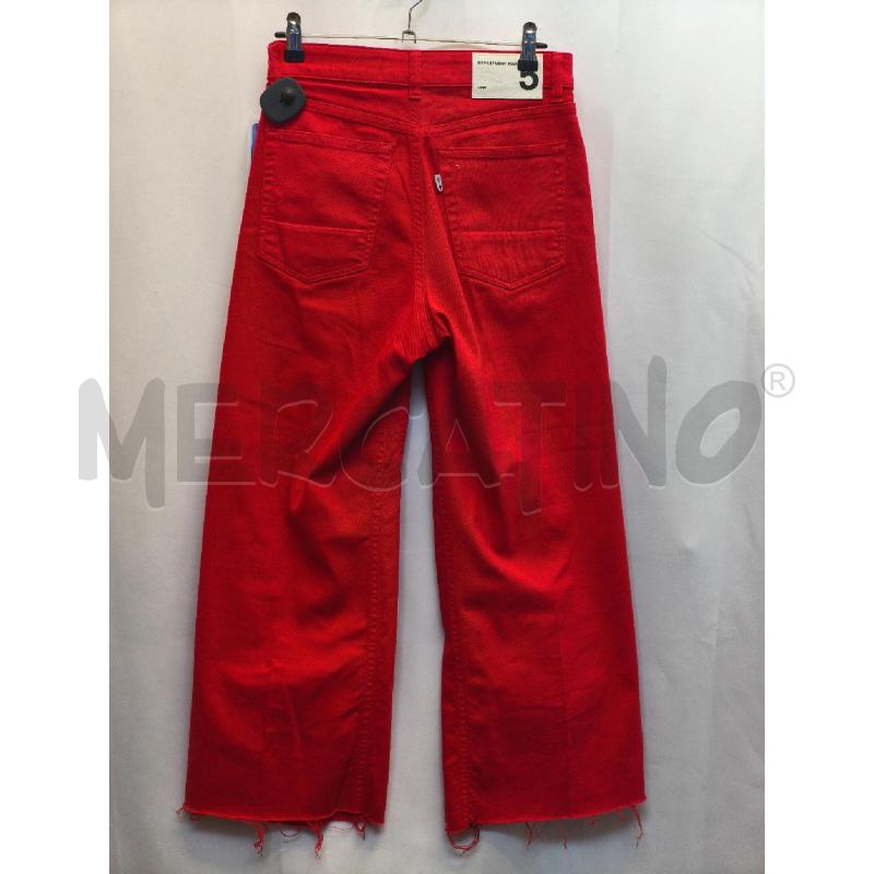 PANTALONE DONNA DEPARTIMENT FIVE ROSSO LARGO | Mercatino dell'Usato Volpago del montello 4