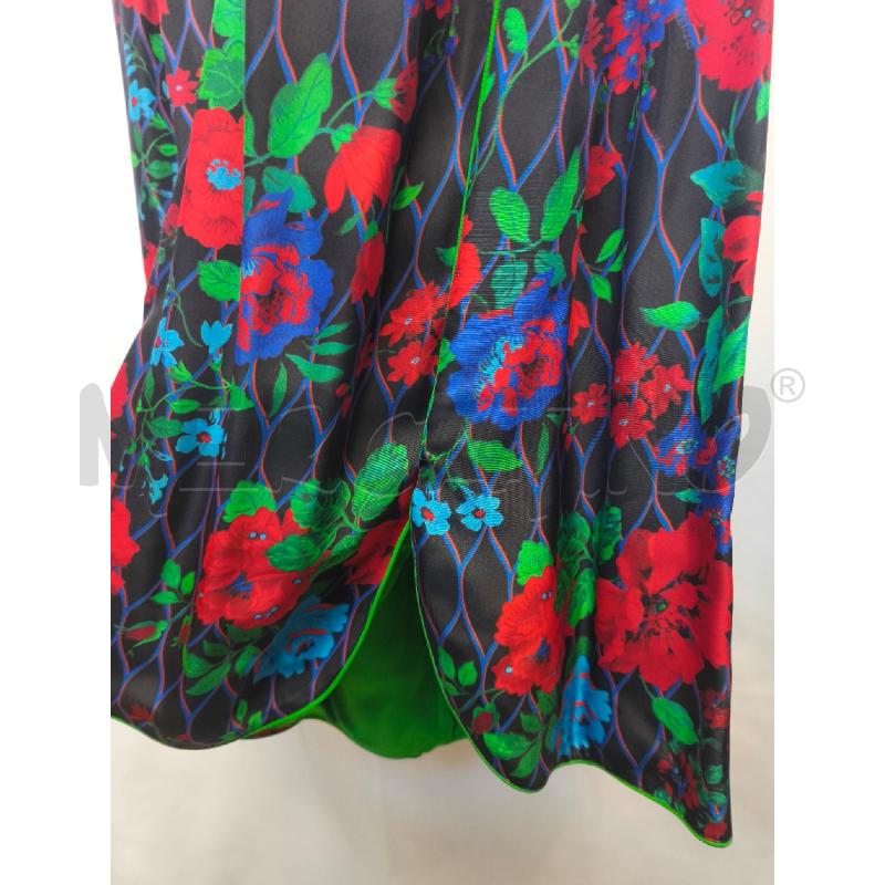 PANTALONE DONNA DUBLE FIORI VERDE  | Mercatino dell'Usato Volpago del montello 3