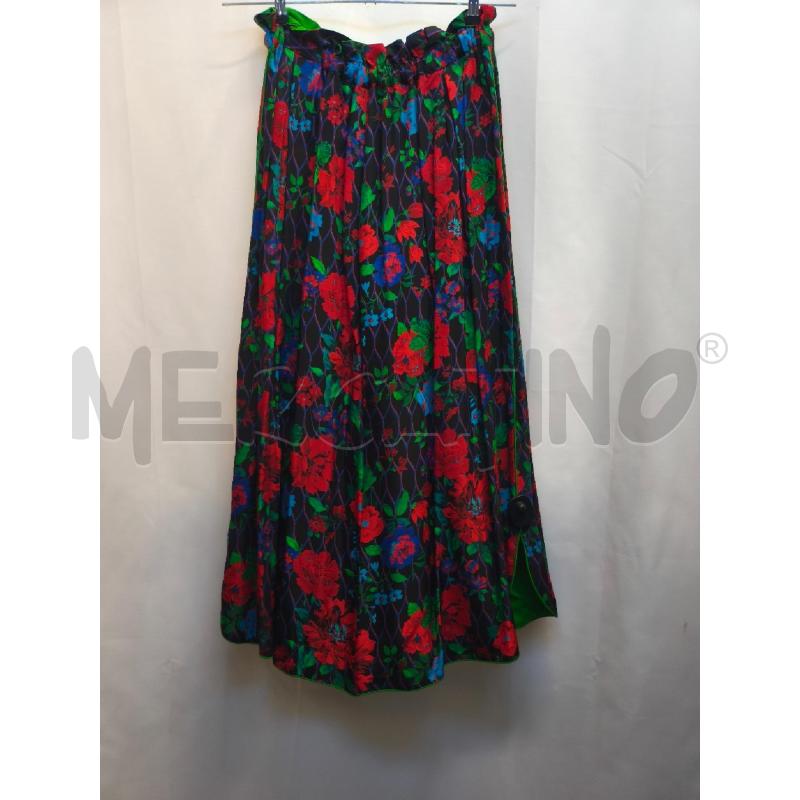 PANTALONE DONNA DUBLE FIORI VERDE  | Mercatino dell'Usato Volpago del montello 4