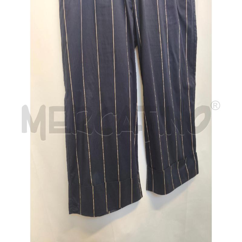 PANTALONE DONNA LIVIANA CONTI BLU RIGE PANNA | Mercatino dell'Usato Volpago del montello 2