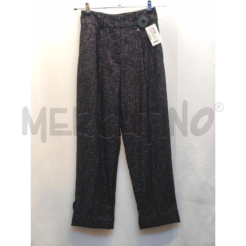 PANTALONE DONNA PATRIZIA PEPE NERO ARGENTO  | Mercatino dell'Usato Volpago del montello 1