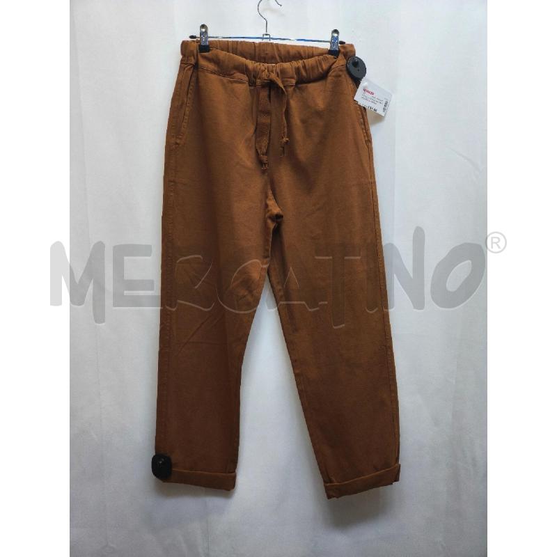 PANTALONE DONNA SEMICOUTURE MARRONE  | Mercatino dell'Usato Volpago del montello 1