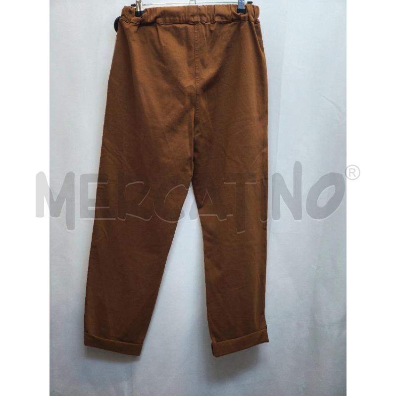 PANTALONE DONNA SEMICOUTURE MARRONE  | Mercatino dell'Usato Volpago del montello 4