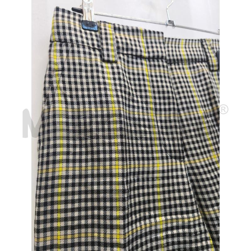 PANTALONE DONNA SEVENTY QUADRI NERO FLUO  | Mercatino dell'Usato Volpago del montello 2