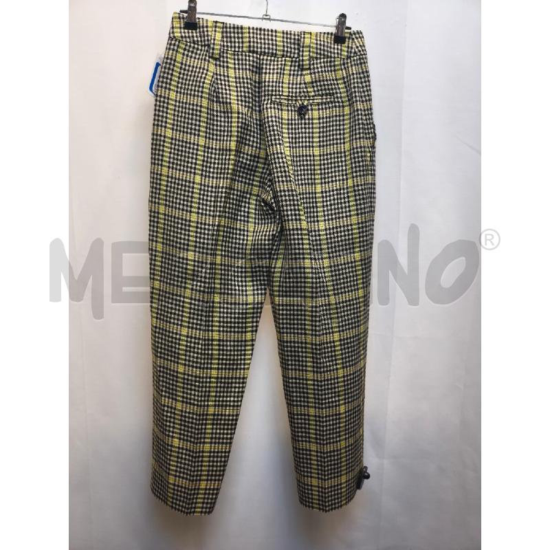 PANTALONE DONNA SEVENTY QUADRI NERO FLUO  | Mercatino dell'Usato Volpago del montello 3