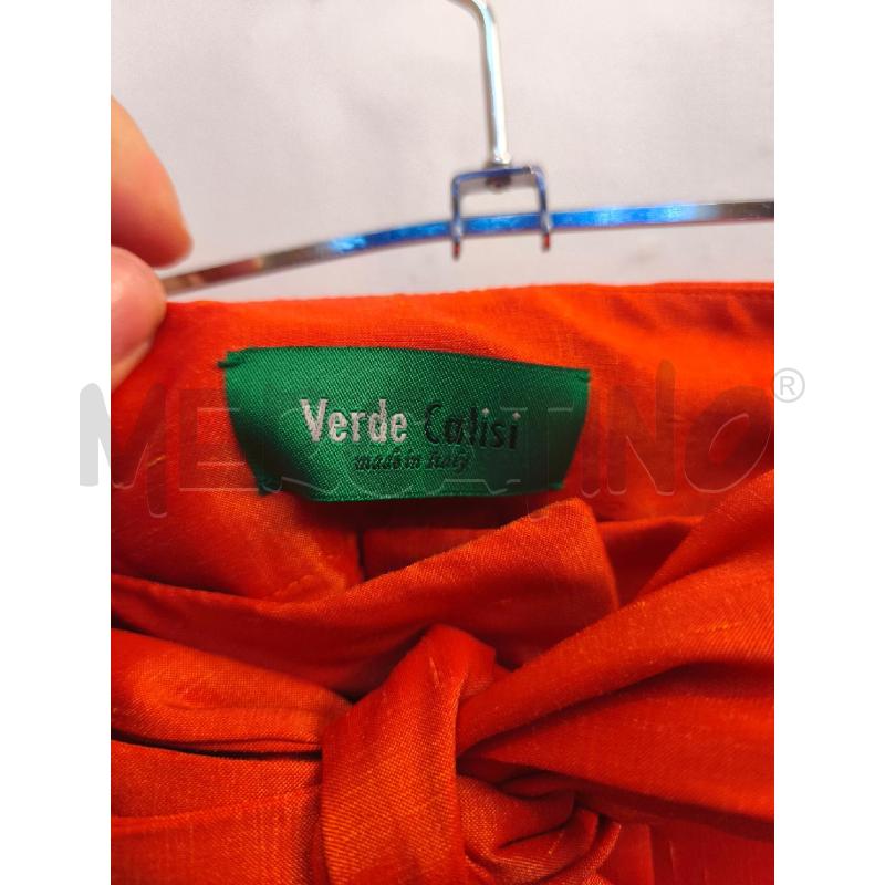 PANTALONE DONNA VERDE CALISI ARANCIONE  | Mercatino dell'Usato Volpago del montello 3