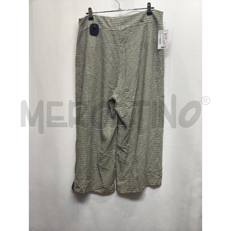 PANTALONE DONNA WU SIDE QUADRETTI MARRONE PICCOLI | Mercatino dell'Usato Volpago del montello 3