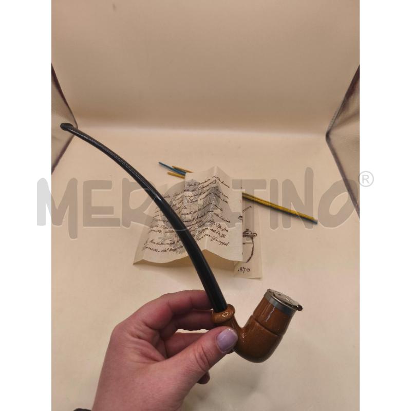 PIPA IN TERRA DI CHEMNITZ RIPRODUZIONE 1870  | Mercatino dell'Usato Volpago del montello 4
