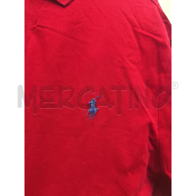 POLO UOMO ROSSO BORDO  | Mercatino dell'Usato Volpago del montello 3