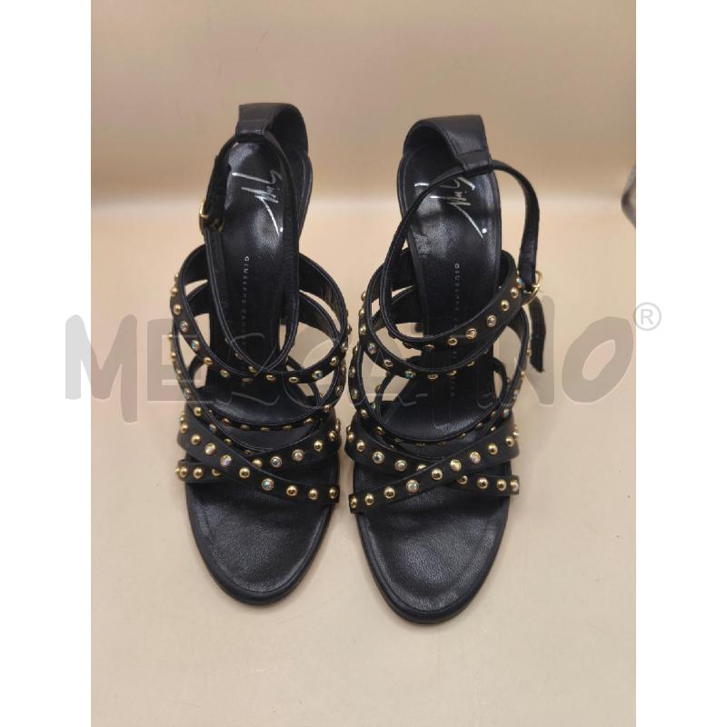 SANDALI DONNA GIUSEPPE ZANOTTI DESIGN NERO  | Mercatino dell'Usato Volpago del montello 2
