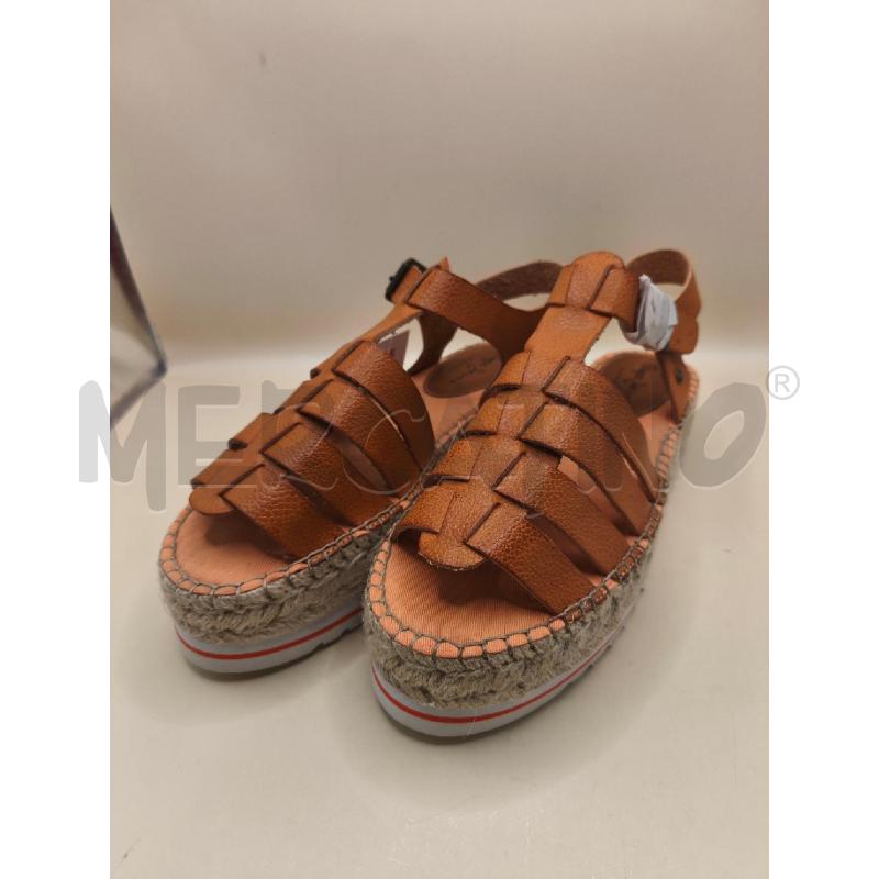 SANDALI DONNA PEPE JEANS MARRONE ZEPPA  | Mercatino dell'Usato Volpago del montello 1