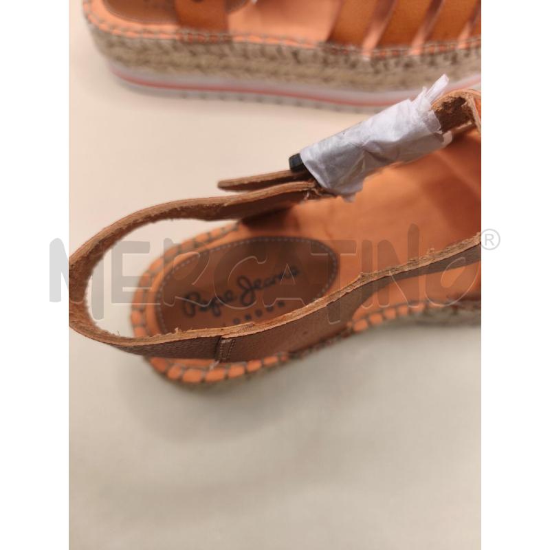 SANDALI DONNA PEPE JEANS MARRONE ZEPPA  | Mercatino dell'Usato Volpago del montello 4