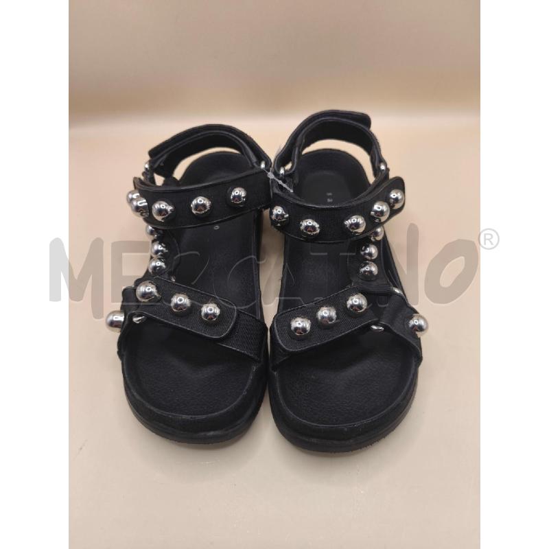 SANDALI DONNA SANDRO NERO BORCHIE  | Mercatino dell'Usato Volpago del montello 2