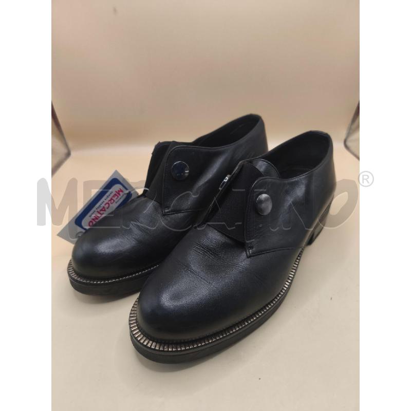 SCARPE DONNA ALBANO NERO 2 BOTTONI  | Mercatino dell'Usato Volpago del montello 1