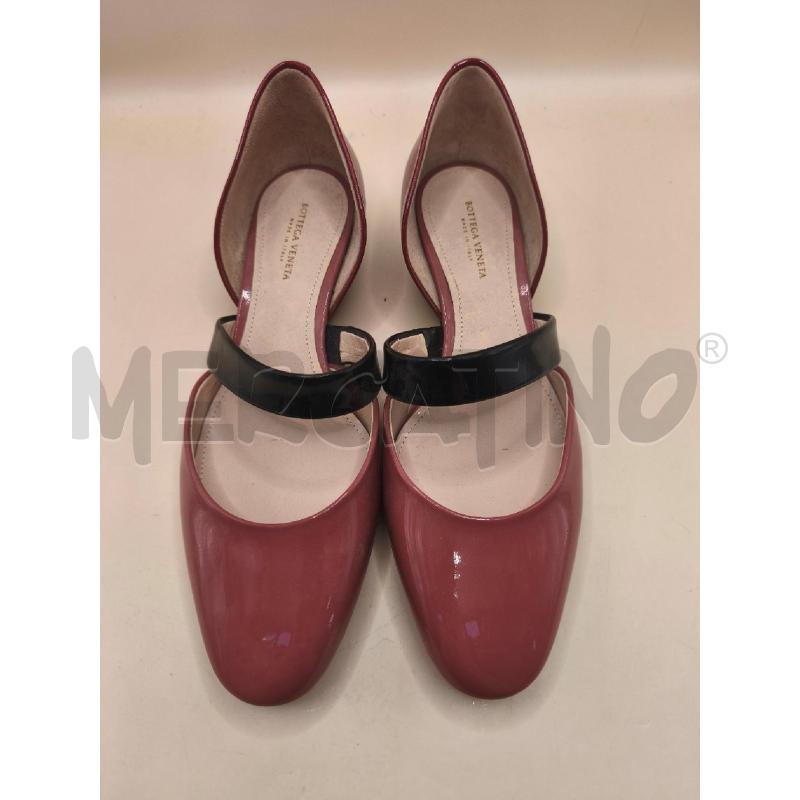SCARPE DONNA BOTTEGA VENETA ROSA NERO | Mercatino dell'Usato Volpago del montello 2