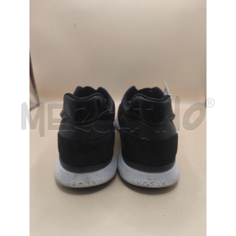 SCARPE DONNA HOGAN NERO GLITTER DAVANTI  | Mercatino dell'Usato Volpago del montello 4