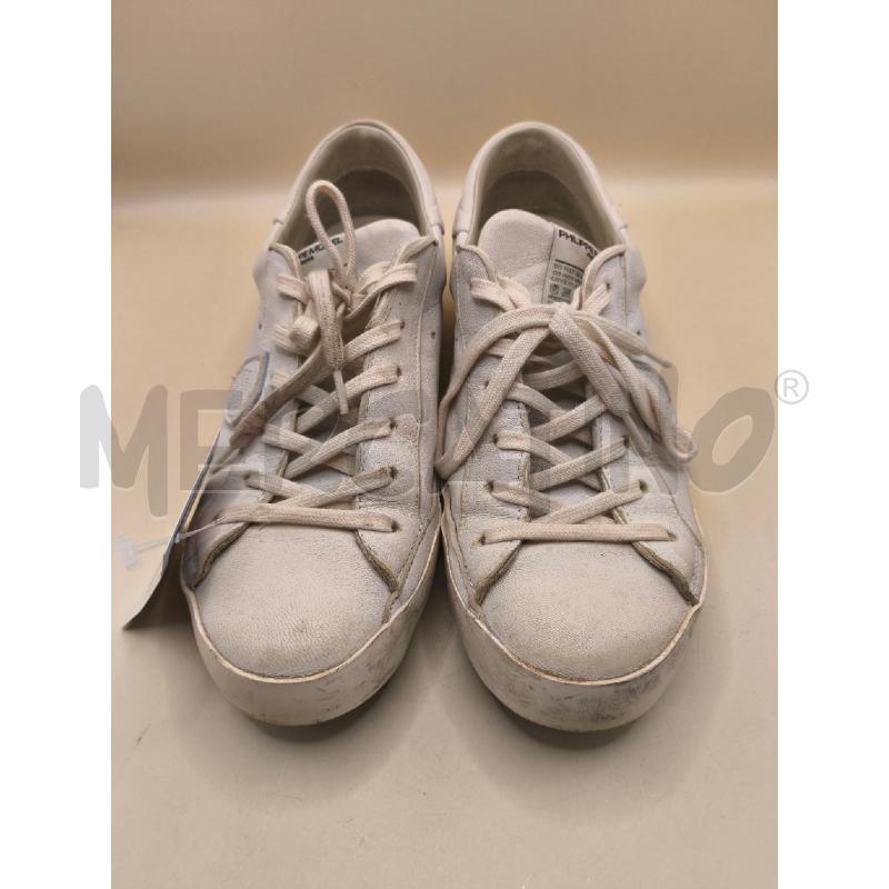 SCARPE DONNA PHILIPPE MODEL TG 39 BIANCO | Mercatino dell'Usato Volpago del montello 2