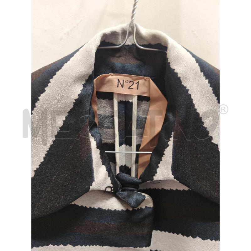 SOPRABITO DONNA RIGHE N21 NERO MARRONE BIANCO  | Mercatino dell'Usato Volpago del montello 2