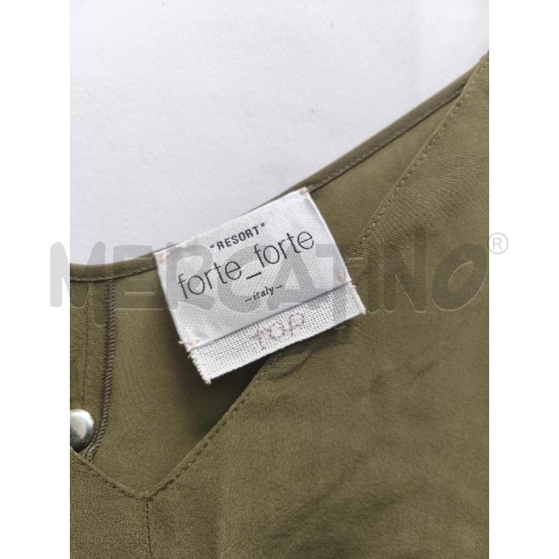 SOTTO GIACCA FORTE FORTE VERDE BRETELE NERE | Mercatino dell'Usato Volpago del montello 2