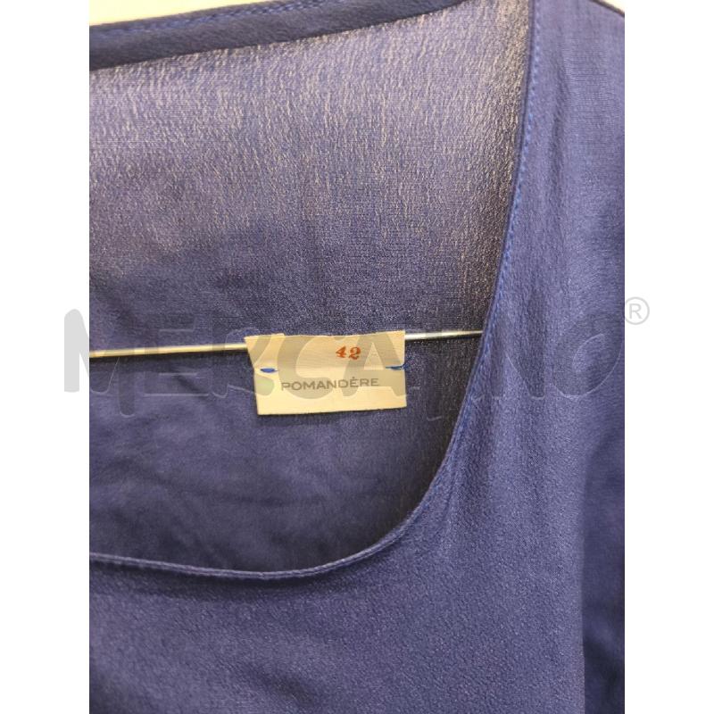 SOTTO GIACCA POMANDERE BLU SETA  | Mercatino dell'Usato Volpago del montello 3