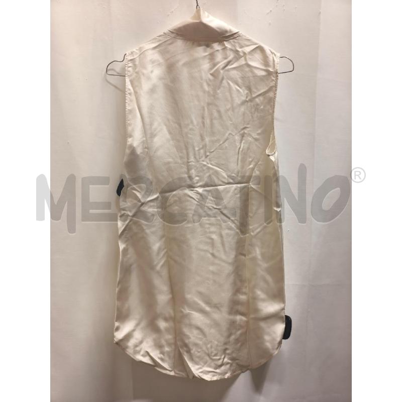 SOTTO GIACCA SEAFARER %100 SETA BIANCO  | Mercatino dell'Usato Volpago del montello 4