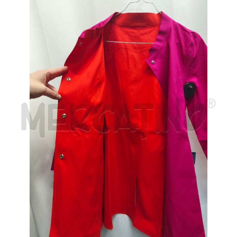 SPOLVERINO DONNA HERNO FUCSIA ARANCIONE DUBLE | Mercatino dell'Usato Volpago del montello 5