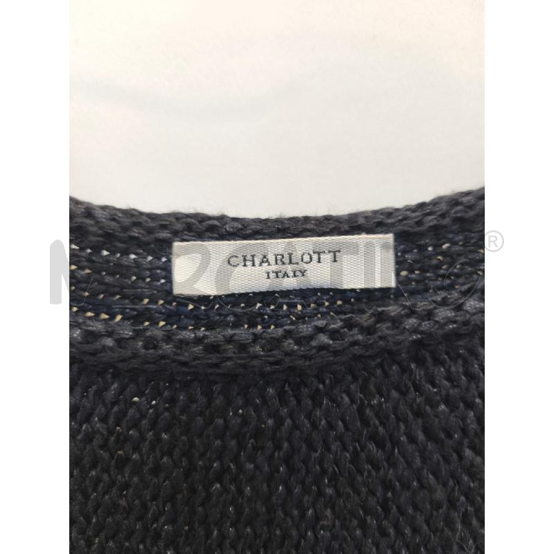 TUBINO DONNA CHARLOTT NERO CON FRANGE  | Mercatino dell'Usato Volpago del montello 2