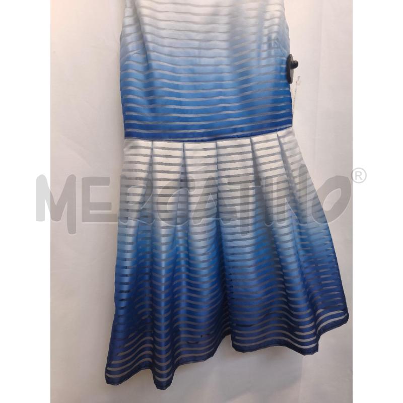 VESTITO BAMBINA CHARABIA RIGHE AZZURA BLU  | Mercatino dell'Usato Volpago del montello 3