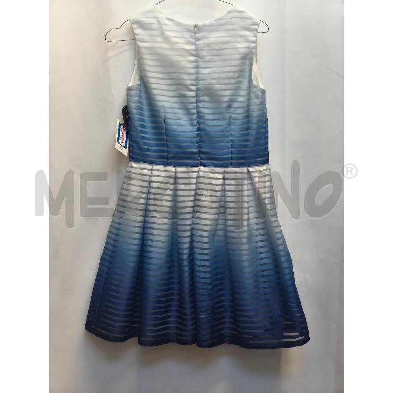 VESTITO BAMBINA CHARABIA RIGHE AZZURA BLU  | Mercatino dell'Usato Volpago del montello 4