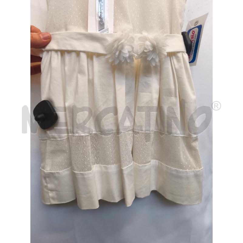 VESTITO BAMBINA SARABANDA BIANCO  24MESI | Mercatino dell'Usato Volpago del montello 3