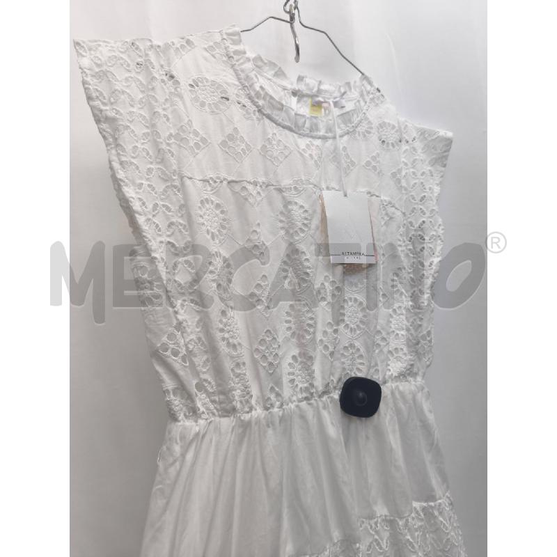 VESTITO DONNA ALTAMIRA BIANCO  | Mercatino dell'Usato Volpago del montello 3