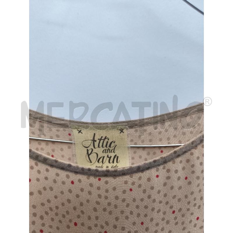 VESTITO DONNA ATTIC BAR ROSA POIS  | Mercatino dell'Usato Volpago del montello 2