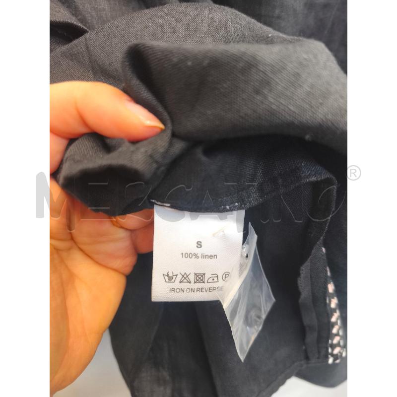 VESTITO DONNA AURIE ATELIER NERO FIORI ROSA BIANCE  | Mercatino dell'Usato Volpago del montello 5