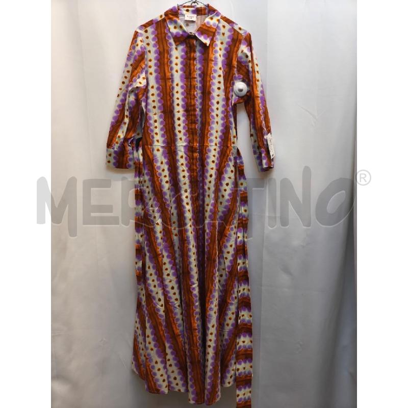 VESTITO DONNA BLANCA LUZ MARRONE VIOLA  | Mercatino dell'Usato Volpago del montello 3