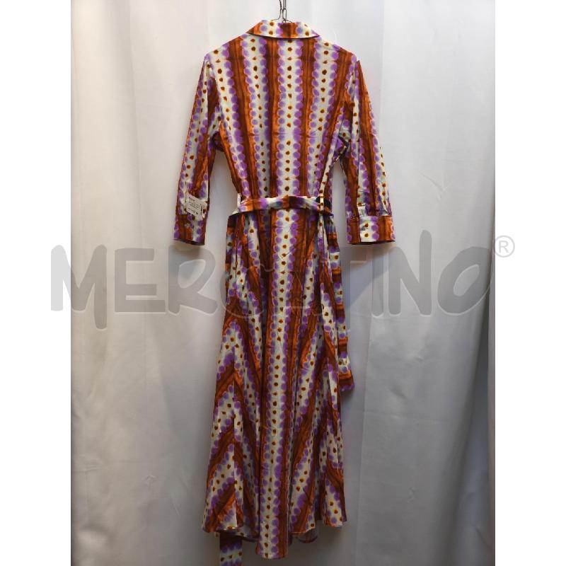 VESTITO DONNA BLANCA LUZ MARRONE VIOLA  | Mercatino dell'Usato Volpago del montello 4
