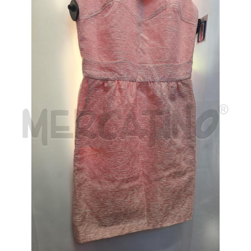 VESTITO DONNA BLUGIRL ROSA GIROCOLO BORDO PERLE BIANCHE | Mercatino dell'Usato Volpago del montello 3