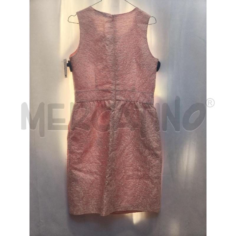 VESTITO DONNA BLUGIRL ROSA GIROCOLO BORDO PERLE BIANCHE | Mercatino dell'Usato Volpago del montello 4