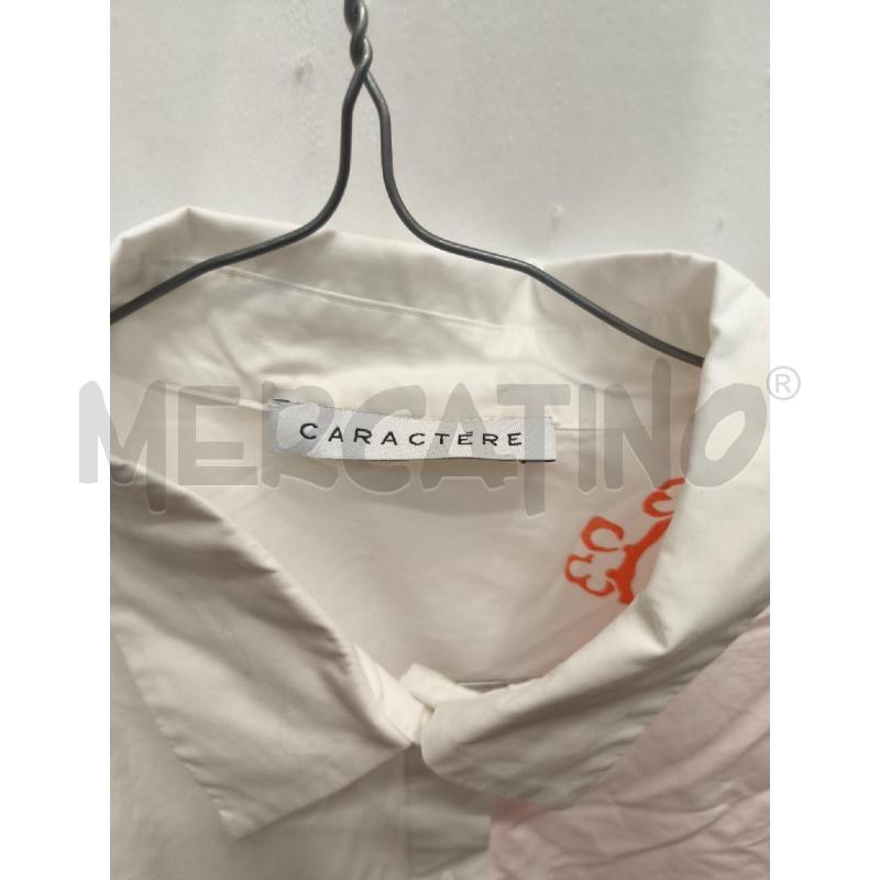 VESTITO DONNA CARACTERE BIANCO FIORI ARANCIONI | Mercatino dell'Usato Volpago del montello 2
