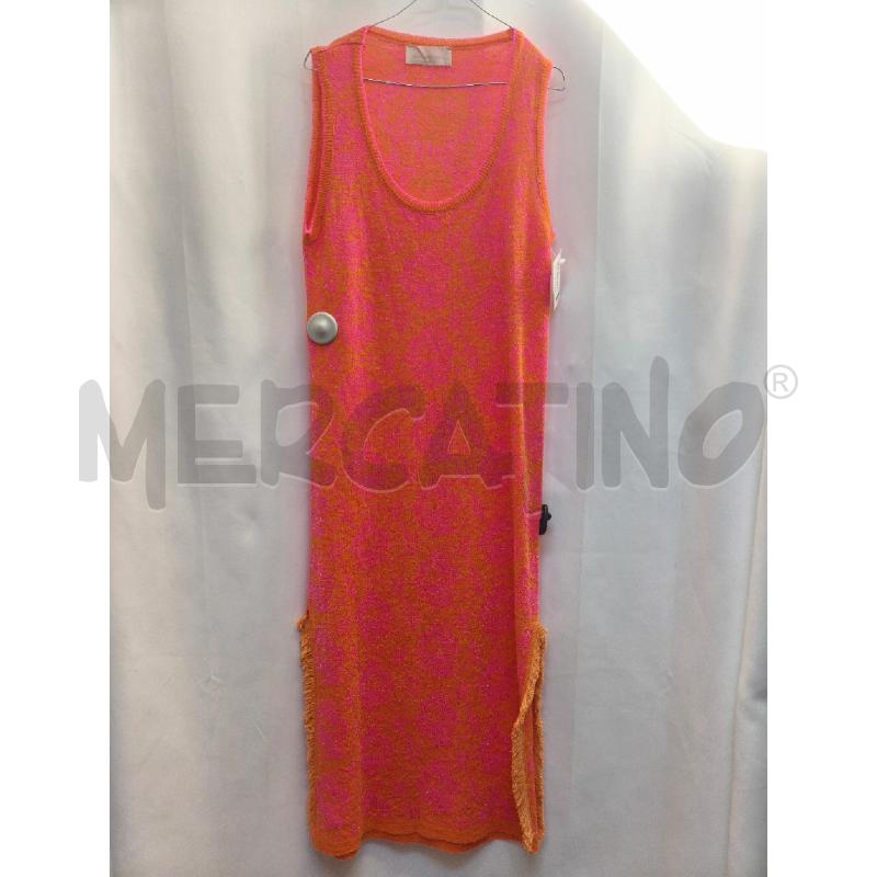 VESTITO DONNA CHIARABERTANI ARANCIONE ROSA  | Mercatino dell'Usato Volpago del montello 1