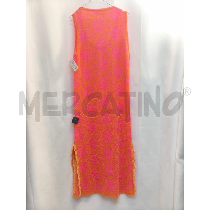 VESTITO DONNA CHIARABERTANI ARANCIONE ROSA  | Mercatino dell'Usato Volpago del montello 4