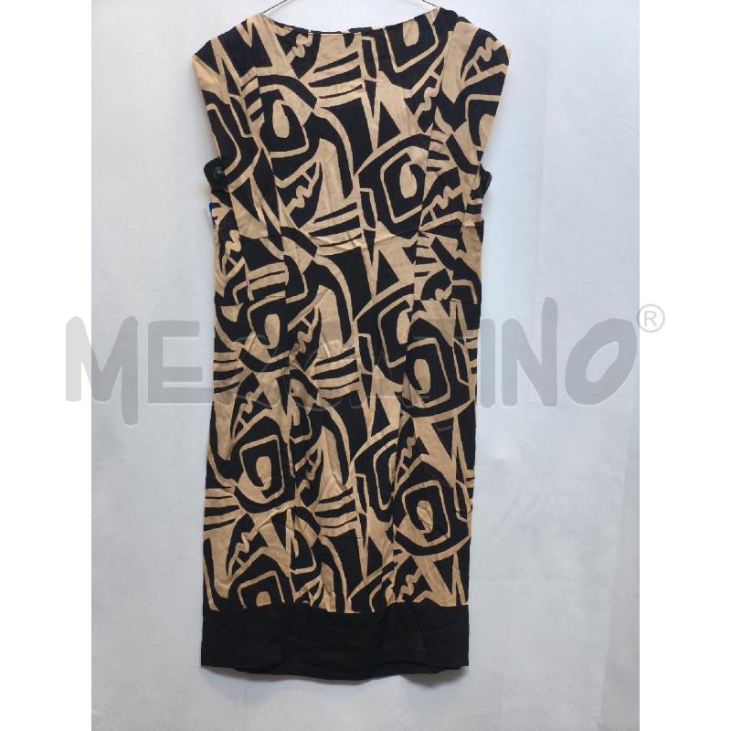 VESTITO DONNA DIANE VON FURSTENBERG NERO BEIGE  | Mercatino dell'Usato Volpago del montello 4