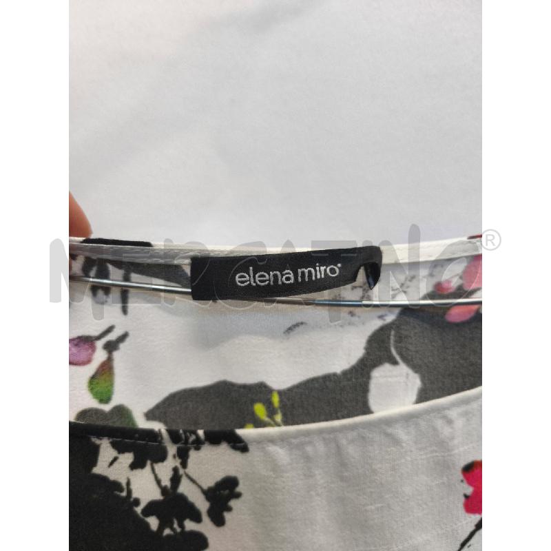 VESTITO DONNA ELENA MIRO BIANCO FIORI  | Mercatino dell'Usato Volpago del montello 2