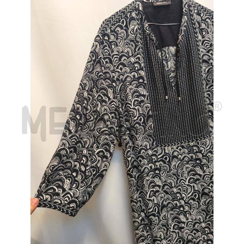 VESTITO DONNA ELENA MIRO NERO BIANCO  | Mercatino dell'Usato Volpago del montello 3